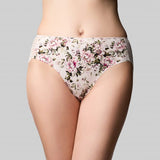 Precision Lace Hi Cut Brief Heirloom Rose