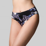 Precision Hi Cut Brief Midnight Blooms