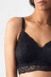 Heroine Black Maternity Bralette