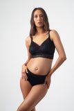 Heroine Black Maternity Bralette and brief
