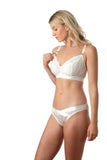 Warrior Ivory Nursing Bra and brief