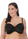 Smooth Moulded Black Strapless Bra