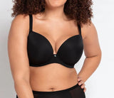 Smoothie T-Shirt Plunge Bra Black