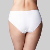 Precision Hi Cut Brief White