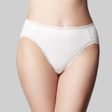 Cotton Classic Hi Cut Brief White