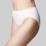 Cotton Classic Hi Cut Brief White