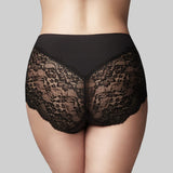 Precision Lace Black Full Brief back