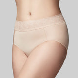 Classic Smooth Midi Brief Nude