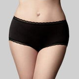 Cotton Boyshort Knickers Black