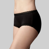 Cotton Boyshort Knickers Black