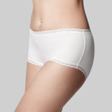 Cotton Classic Boyshort White