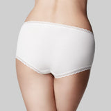 Cotton Classic Boyshort White