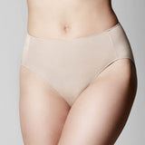 The Knicker Classic Hi Cut Brief Nude