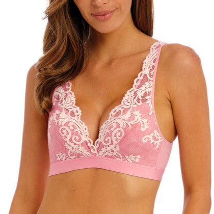 Wacoal Women's Instant Icon Bralette, B/Crystal Pink, Small