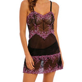 Wacoal Embrace Lace Chemise Black/Berry