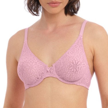 Halo Lace Moulded Bra Lilac, Wacoal