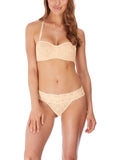 Halo Lace Strapless Bra Nude