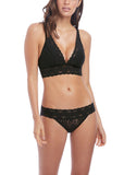 Halo Lace Black Brief and bralette