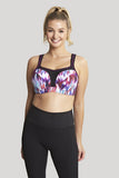 Panache underwire sports bra digital stripe