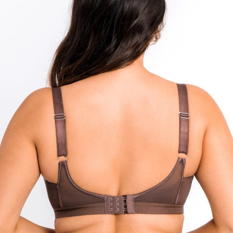 Get Up And Chill Bralette Cocoa, Curvy Kate